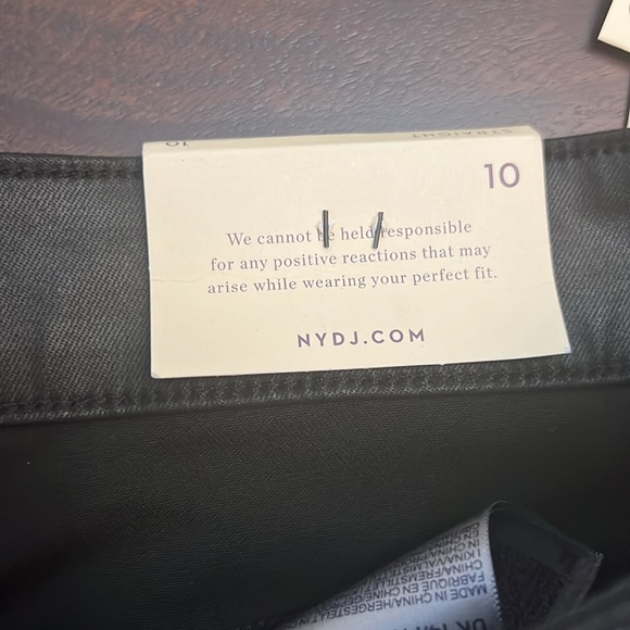 NYDJ Coated Marilyn Straight Jeans. - Picture 9 of 16